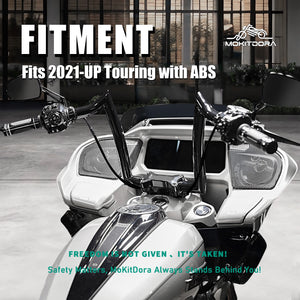 Kit Durite de Frein Étendue + Câble d'Embrayage Supérieur - Harley-Davidson Touring ABS 2021 et plus – photo 2/9