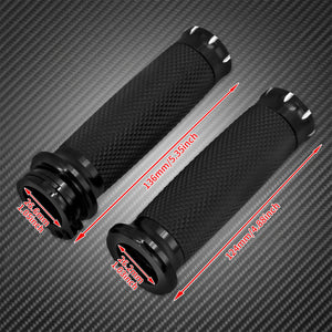 Poignées de guidon aluminium CNC pour Harley Sportster Dyna Softail - vue 2