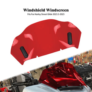 Pare-brise rouge 10 pouces pour Harley-Davidson Street Glide - vue 7