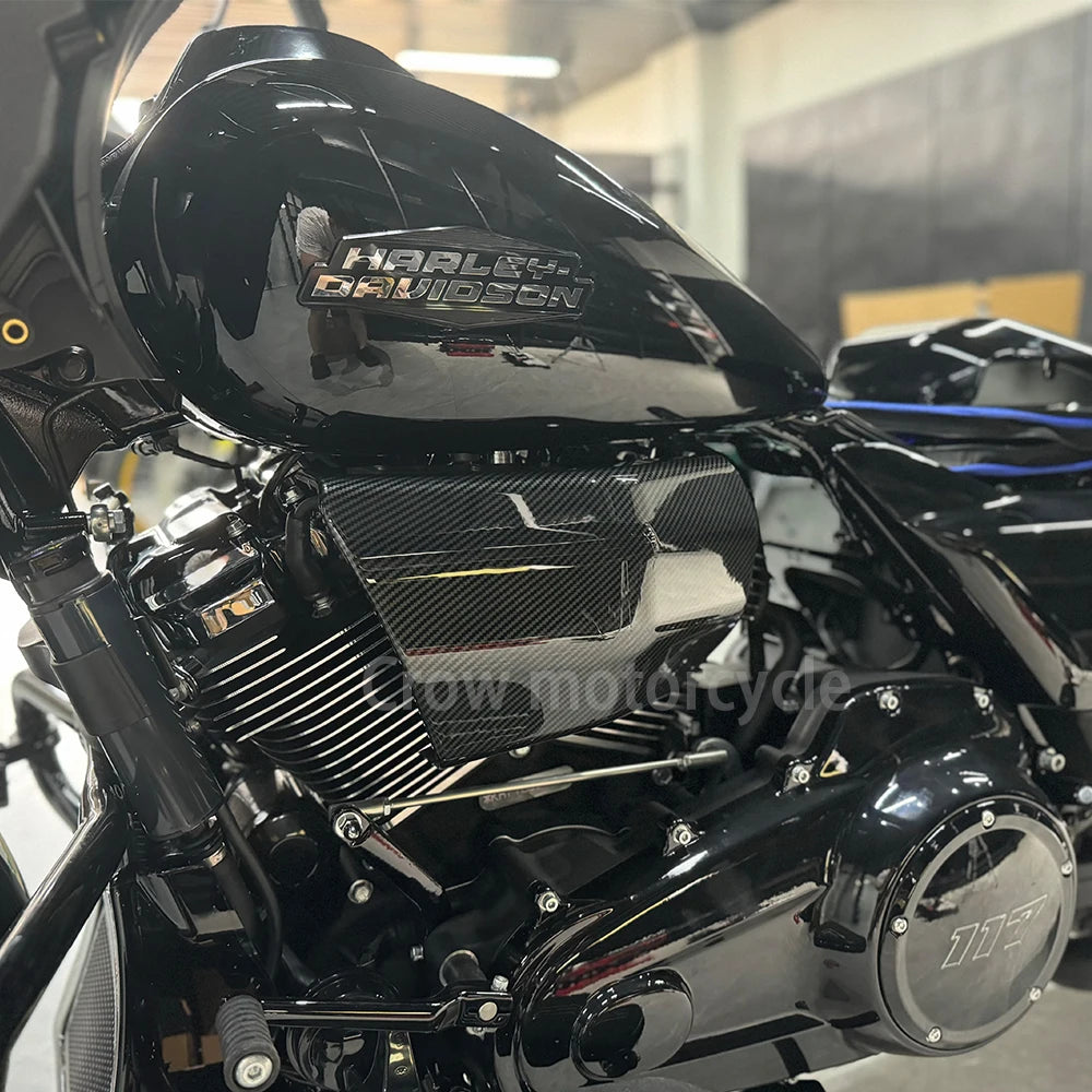 Déflecteurs de Cadre / Boucliers Thermiques Carbone pour Harley Touring Road Glide, Street Glide 2017+ – photo 5/8