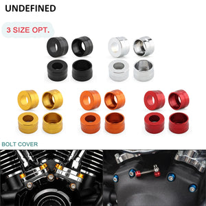 Caches de vis aluminium pour Harley Touring Softail - vue 1
