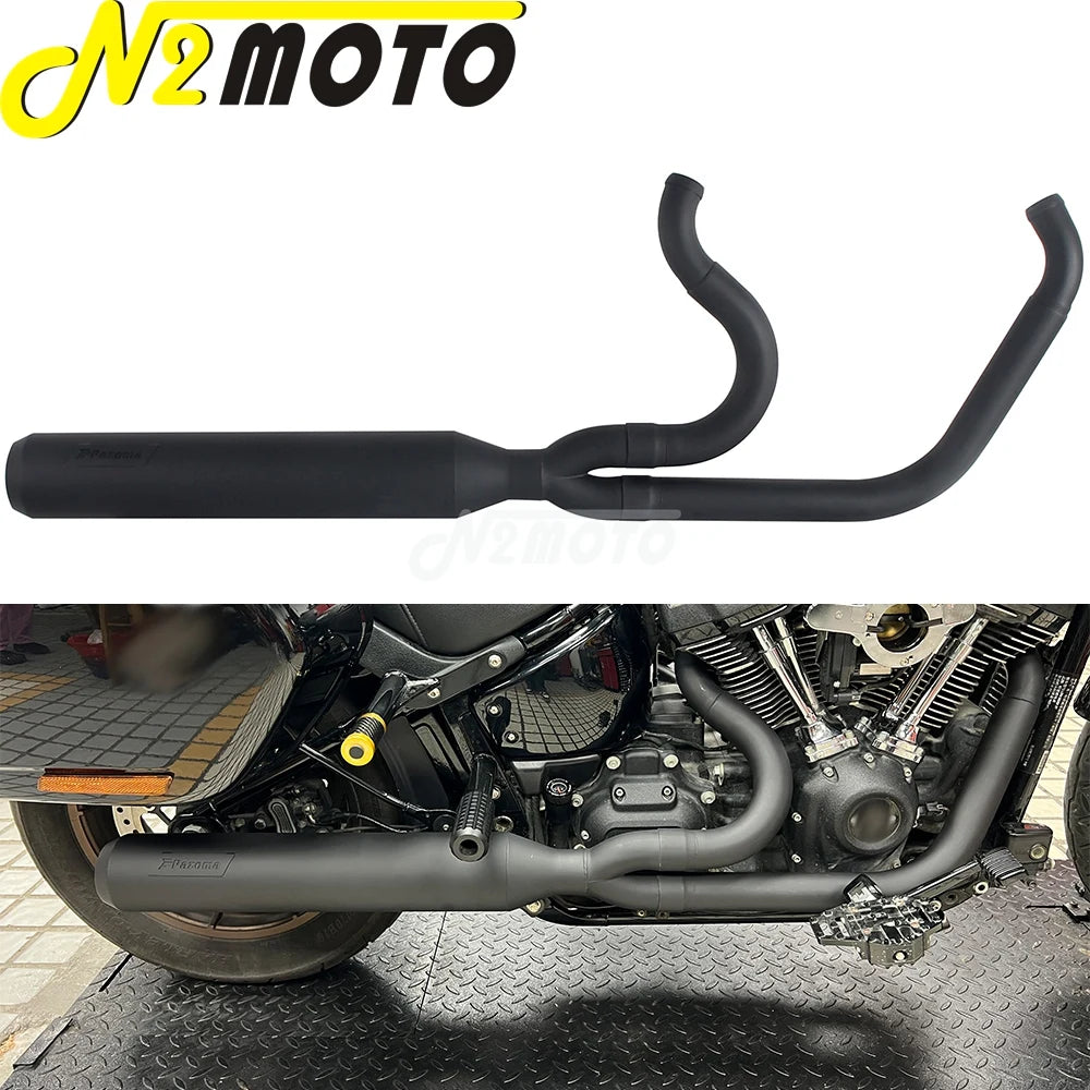 Ligne d'échappement 2-en-1 pour Harley Softail Low Rider ST - vue 8