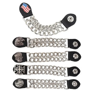 Lot de 4 extensions métalliques pour gilet de moto - vue 3