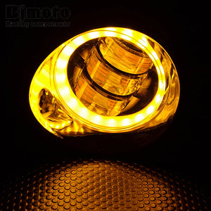 Phare additionnel LED chromé pour Harley Sportster - vue 4
