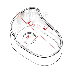Cache de contacteur Tri-Line pour Harley Touring - vue 2