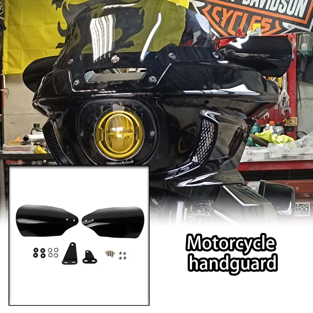 Protège-Mains Fumés pour Harley Softail Low Rider ST, Deluxe, Street Bob 2018-2023 – photo 1/11