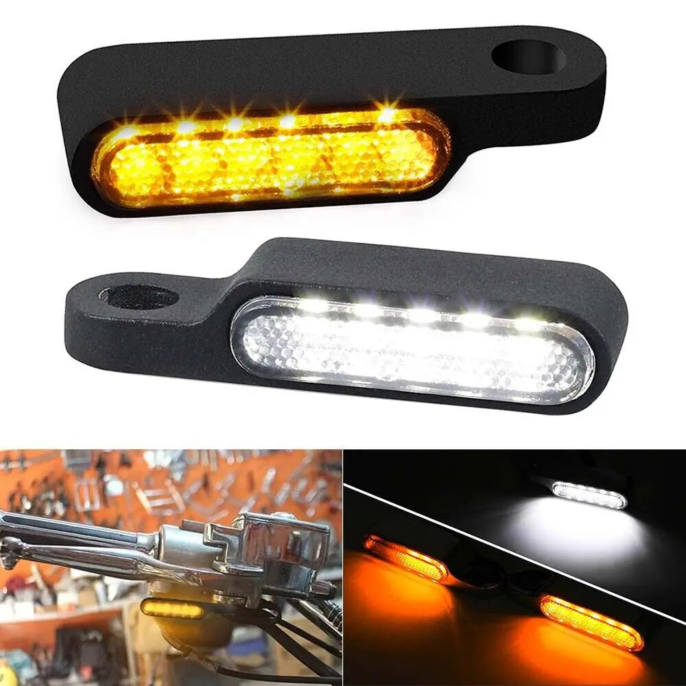 Mini clignotants LED pour Harley Sportster - vue 1