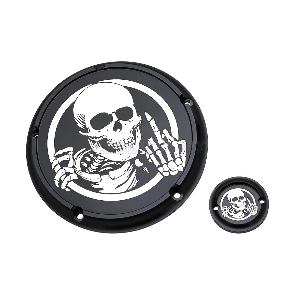 Cache derby et cache de distribution pour Harley Touring - vue 3