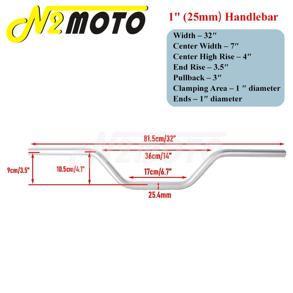 Guidon moto noir style club pour Harley-Davidson - vue 19