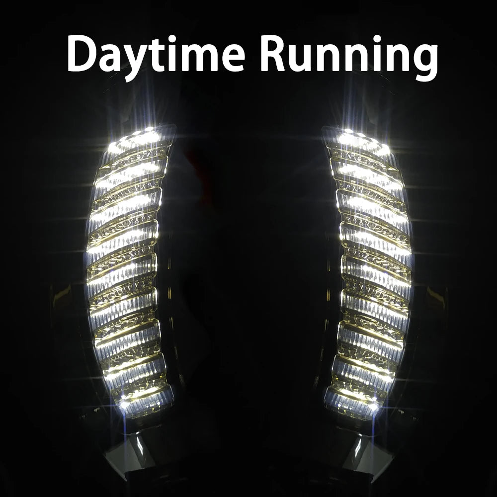 Clignotants LED avec feux de jour pour Harley Road Glide - vue 5