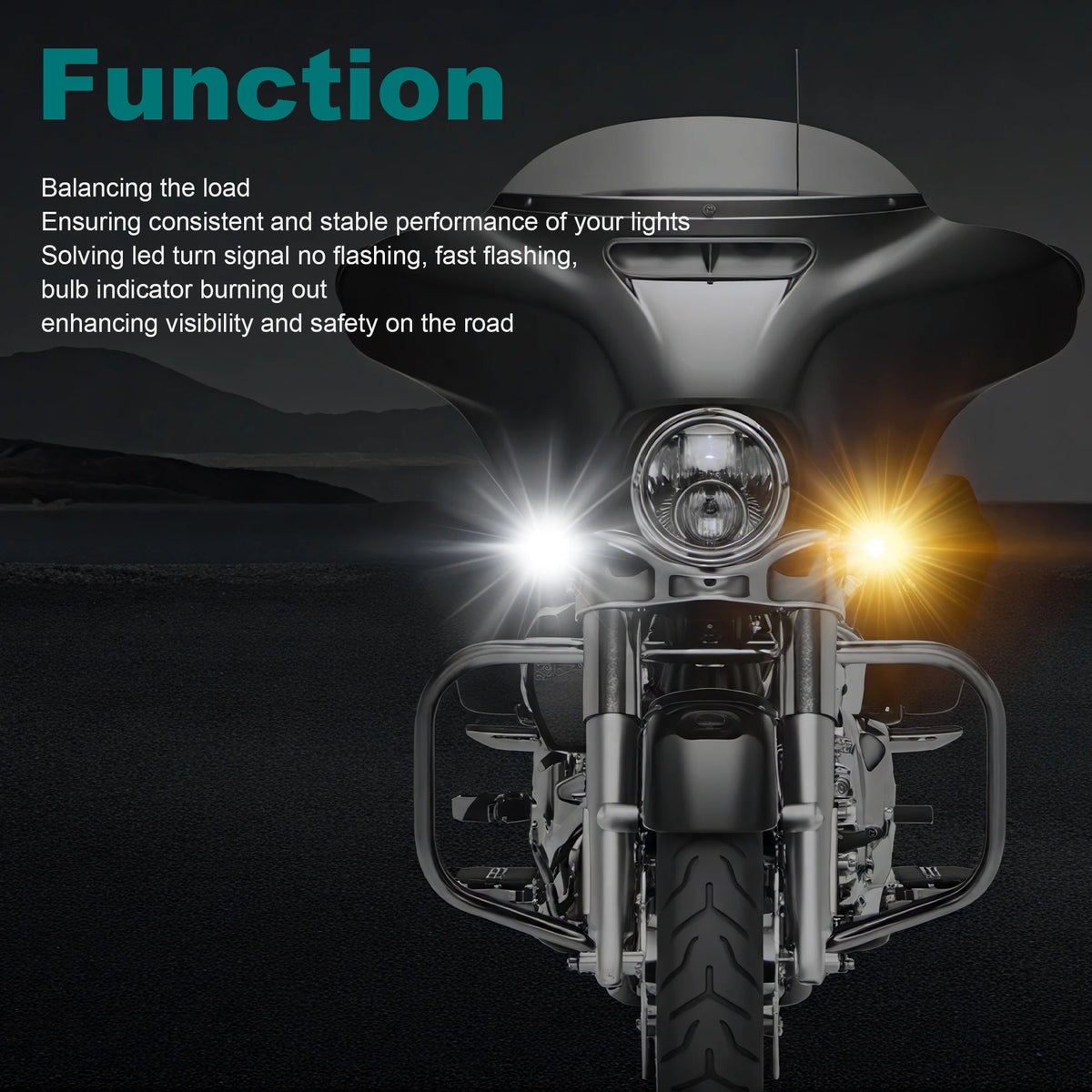 Résistance de charge (load equalizer) pour clignotants LED - Harley-Davidson Touring, Softail, Dyna, Sportster – photo 6/6