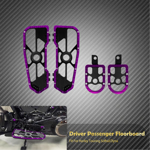 Repose-Pieds Conducteur/Passager (Floorboards + Footpegs) - Harley-Davidson Touring, Softail & Dyna – photo 9/12