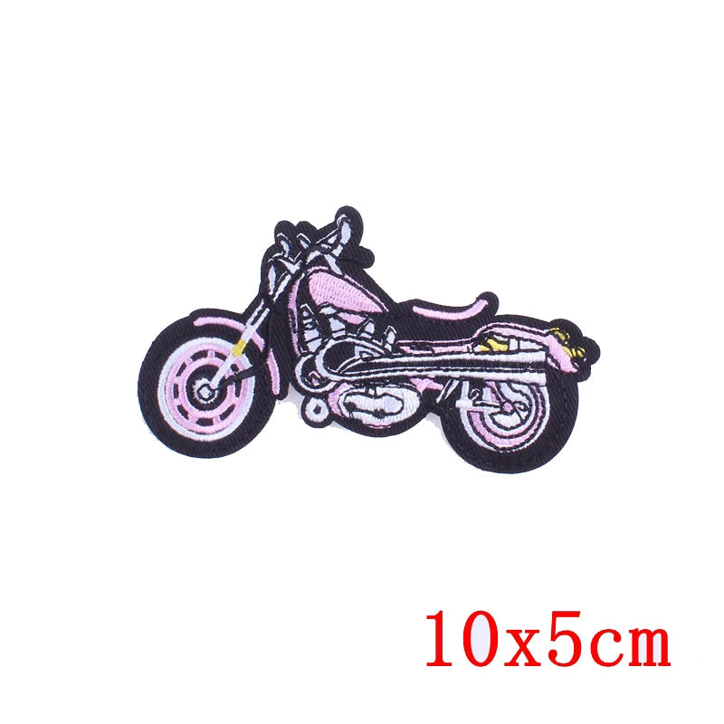 Écusson brodé biker/punk thermocollant - vue 35