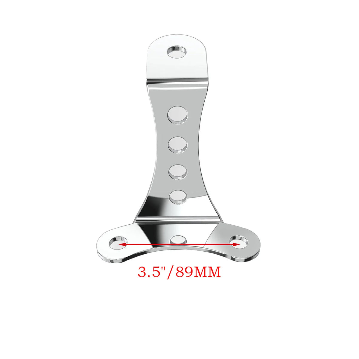 Support de phare bas chromé pour Harley Sportster et Big Twin - vue 6