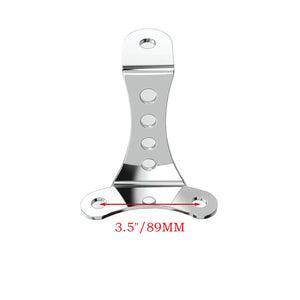 Support de phare bas chromé pour Harley Sportster et Big Twin - vue 6