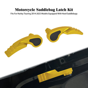 Fermoir de sacoche chromé pour Harley-Davidson Touring - vue 11