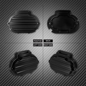 Cache latéral de boîte de vitesses CNC noir/chrome pour Harley-Davidson Touring 2014-2020 – photo 3/8