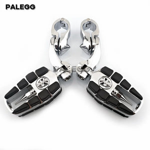 Repose-pieds highway courts et réglables 1.25 pouce pour Harley-Davidson Touring, Road King, Road Glide, Electra Glide, Street Glide, Sportster, Softail – photo 6/7