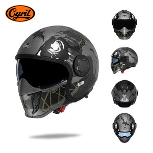 Casque moto modulable homme, vue de trois quarts - vue 24