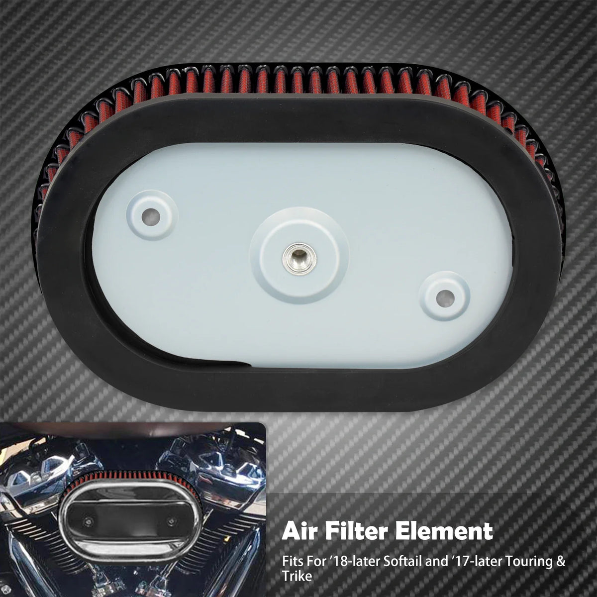 Filtre à Air de Remplacement - Harley-Davidson Softail 2018-Up & Touring/Trike 2017-Up – photo 8/8