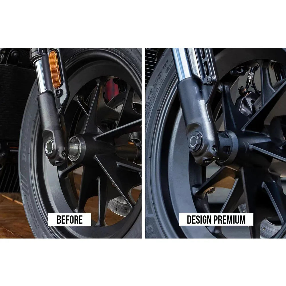 Cache de Moyeu de Roue Avant CNC pour Harley Sportster S 1250 2021-2022 – photo 2/11