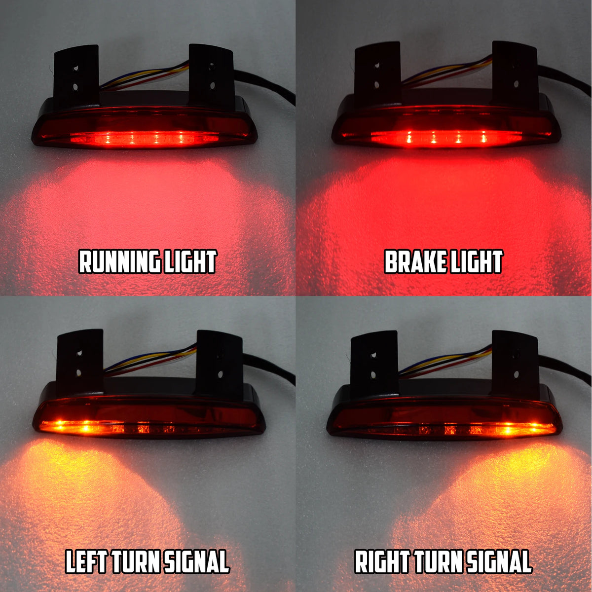 Feu arrière LED de garde-boue pour Harley Sportster - vue 2