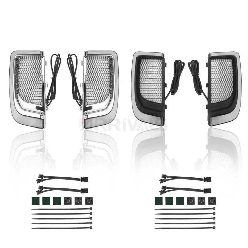 Grille LED de carénage inférieur pour Harley Touring - vue 1