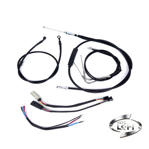 Kit de durite d'embrayage et de frein d'extension 10-18 pouces pour Harley-Davidson Sportster XL883, Iron XL1200, Forty Eight, 72V 2007-2024 – photo 2/20