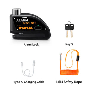 Bloque-disque moto Extractme avec alarme 120 dB rechargeable - vue 10