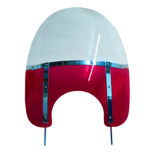 Pare-brise noir style Highway King pour Harley Road King - vue 7