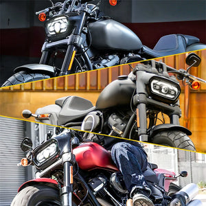 Phare LED rond de 9,8 pouces pour Harley-Davidson Fat Bob FXFB 114 - vue 5