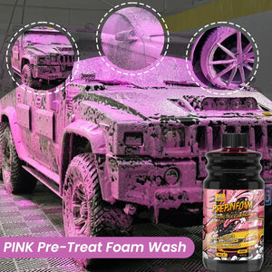 Shampoing Mousse Magique Rose pour Lavage Auto/Moto - Prélavage Haute Concentration – photo 4/11