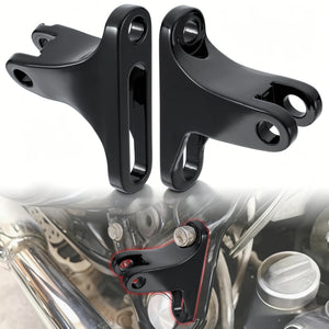 Kit de support de repose-pieds passager repliables pour Harley-Davidson Touring 2009-2023 – photo 1/8