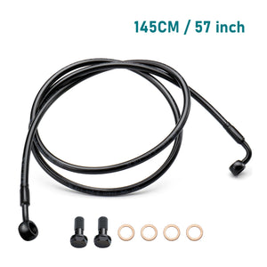 Durite de Frein Avant Tressée Inox (140/145/150 cm) - Harley-Davidson Touring 1997-2013 sans ABS – photo 11/12