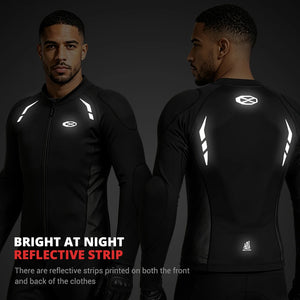 Blouson moto homme noir protections intégrées - vue 3
