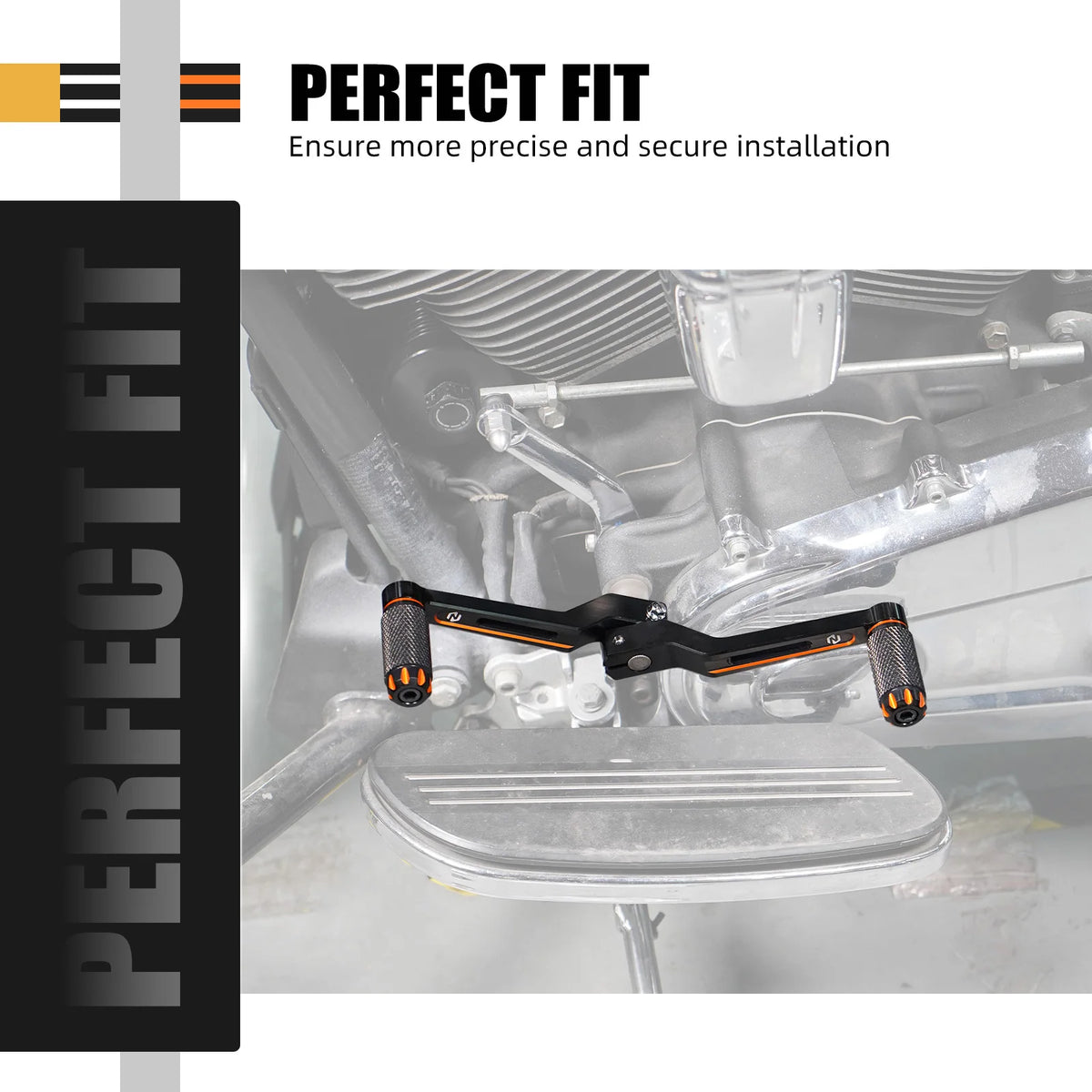 Leviers de sélecteur courts NICECNC pour Harley Street Glide, Road King et Road Glide – photo 2/9