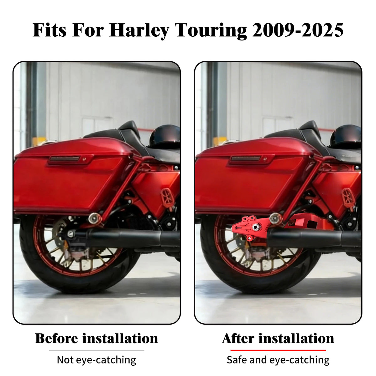 Bras Oscillant (Swing Arm) Aluminium Chromé - Harley-Davidson Touring 2009-2023 – photo 2/11