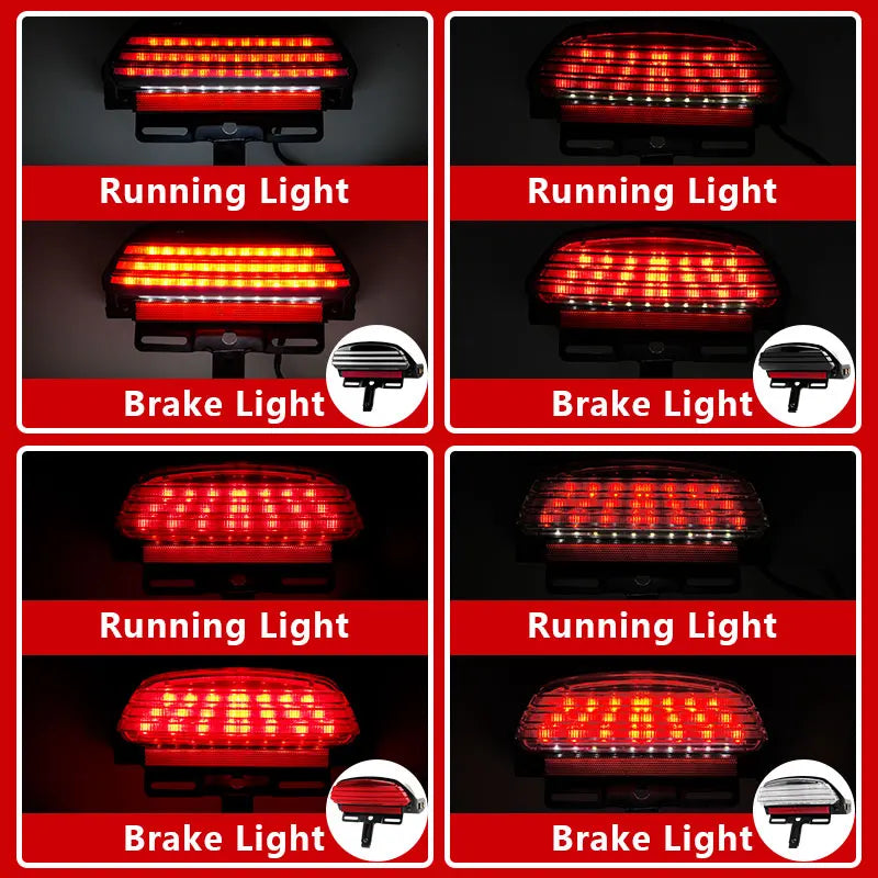 Feu arrière LED tri-bar pour Harley Softail - vue 5