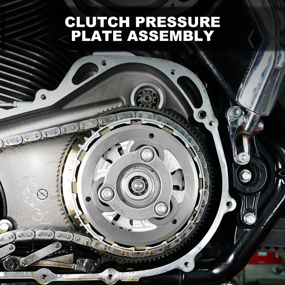 Plateau de Pression d'Embrayage Aluminium CNC - Harley-Davidson Road King, Road Glide, Street Glide, Tri Glide 2017-2022 – photo 4/8