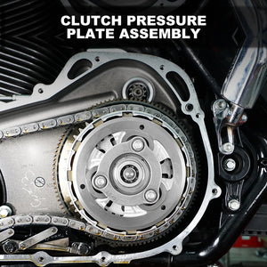 Plateau de Pression d'Embrayage Aluminium CNC - Harley-Davidson Road King, Road Glide, Street Glide, Tri Glide 2017-2022 – photo 4/8