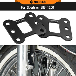 Rehausseur de Garde-boue Avant CNC pour Harley Sportster (Forty-Eight, Seventy-Two, Iron, Roadster) – photo 1/7