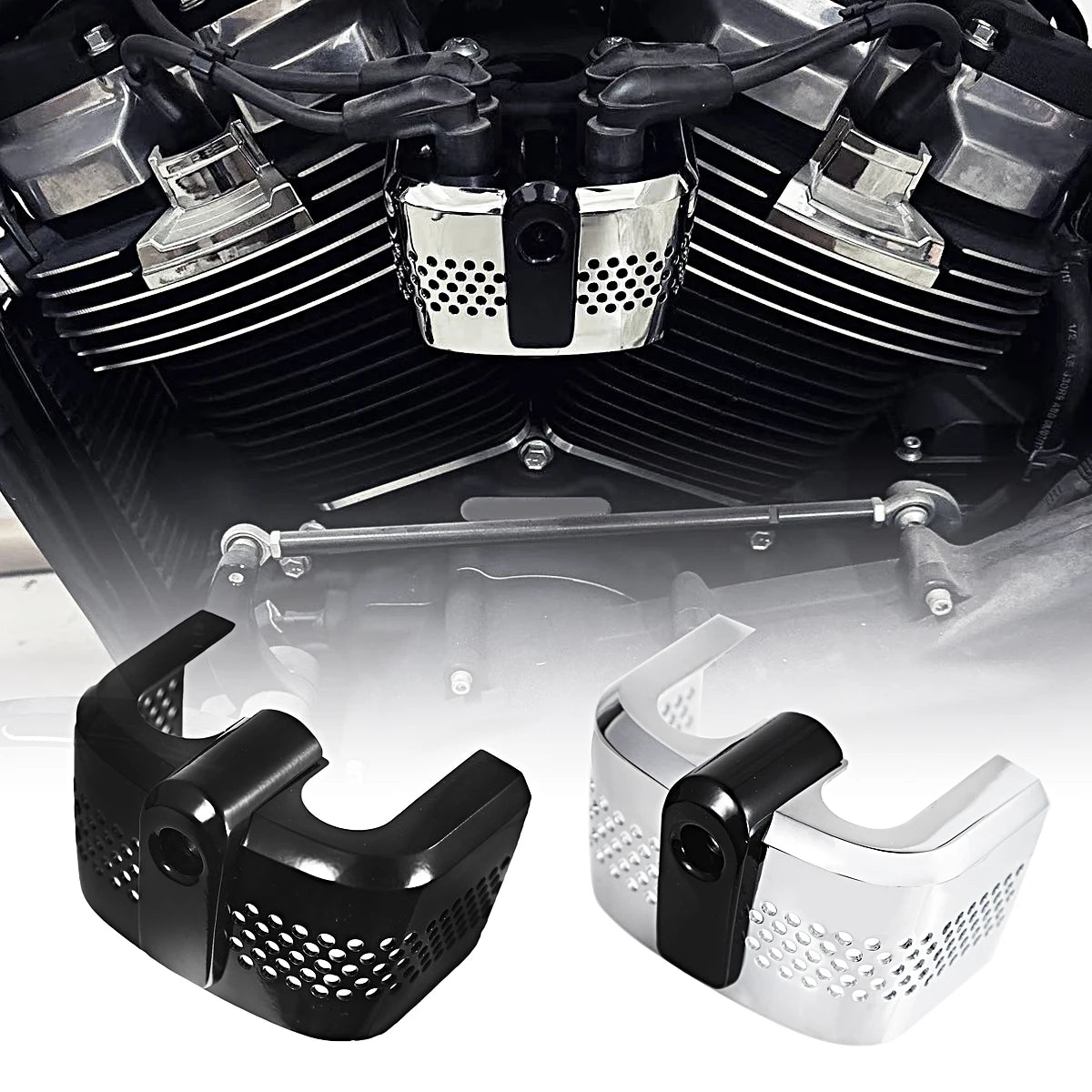 Cache de bobine d'allumage pour Harley Softail - vue 1