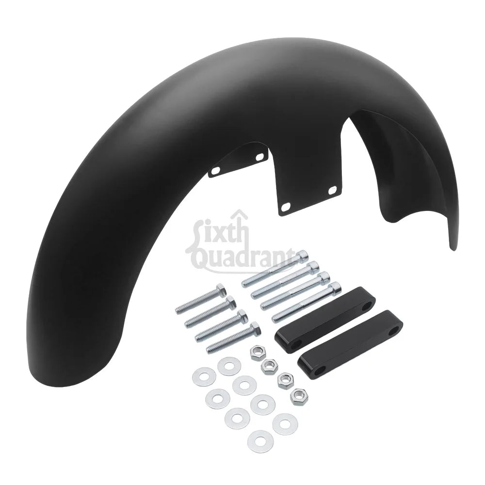 Garde-boue avant enveloppant en acier pour Harley Touring 19 pouces - vue 7