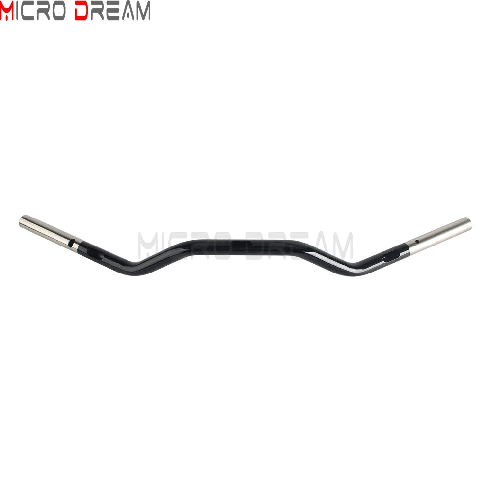 Guidon style motocross inox 1 pouce pour Harley Road Glide, Street Glide et Softail - vue 6