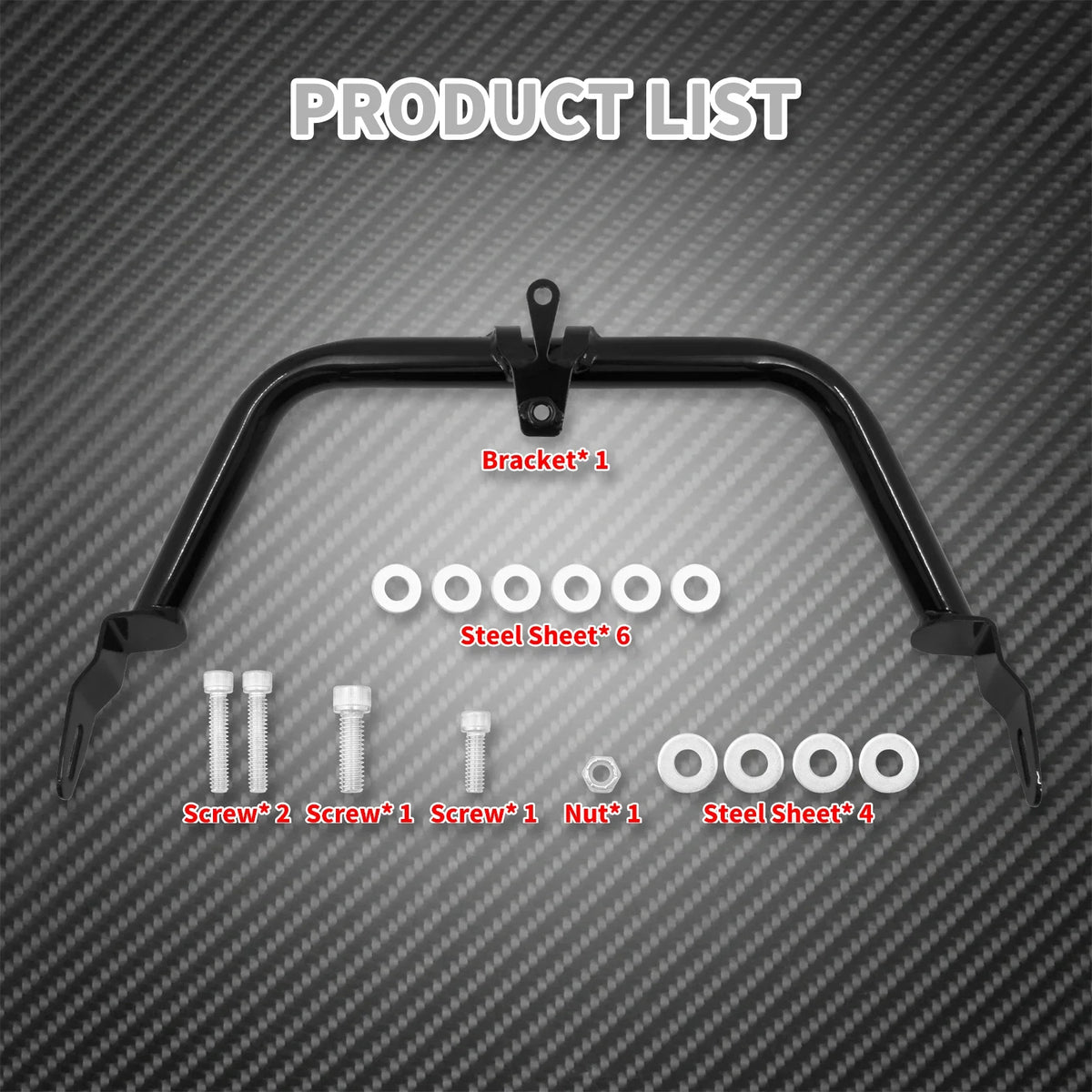 Support de carénage (fairing bracket) noir - Harley Touring FLTRK, FLTRXS Road Glide Special 2015-2023 – photo 5/7