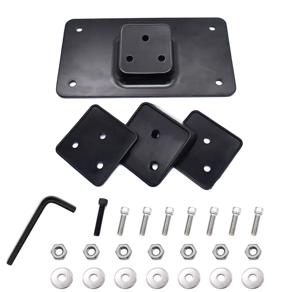 Support de plaque d'immatriculation moto 3 trous - vue 6