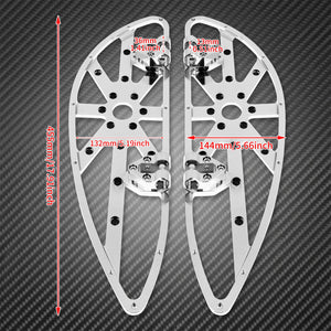 Marchepieds pilote CNC (floorboards) chromés - Harley Touring Road King, Electra Glide, Dyna, Softail FLHT – photo 3/6