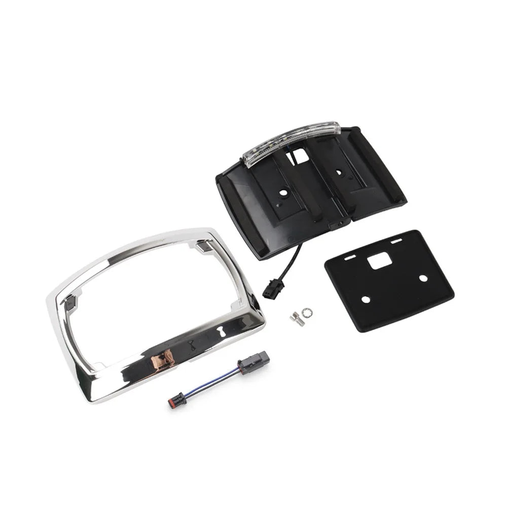 Cadre de plaque avec éclairage LED pour Harley Street Glide Road Glide - vue 6