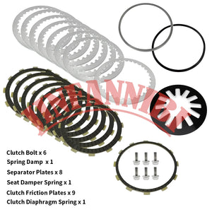 Kit embrayage disques et ressort diaphragme pour Harley Touring, Softail et Dyna - vue 6