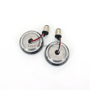 Clignotant LED format bullet chromé pour kit de conversion Harley-Davidson - vue 6